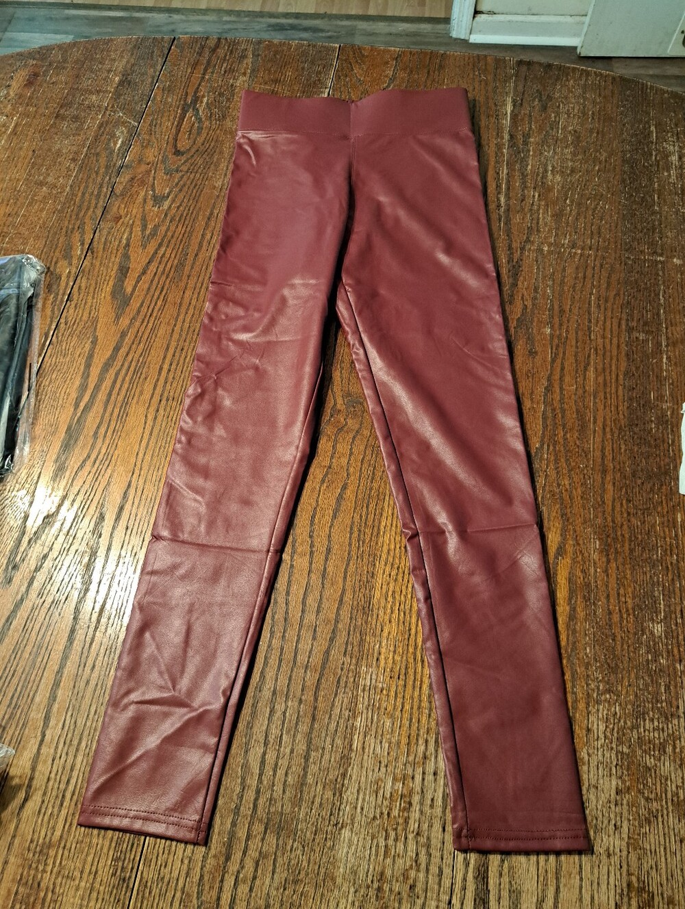 New Small Otos Small High Waisted Leggings TUPP303 Stretch Yoga Gym Pants Red